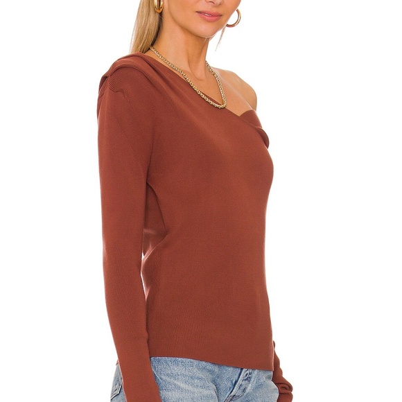 Black Friday sale!! Essentiel Antwerp Beloved Knit Sweater in Cinnamon - Picture 2 of 6
